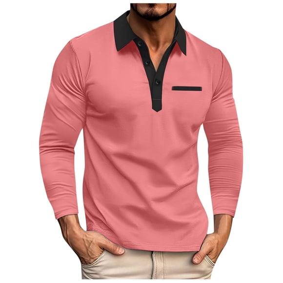 FhsagQ Men's Shirts Shirts for Men Cotton Long Super Fit Men'S Shirts Casual Cotton Slim Fit Long Sleeve and Short Sleeve Shirt Patchwork Work Shirt Shirts for Men Assless XXL