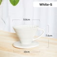 thumbnail image 2 of yeacher Coffee Filter Cup Conical V60 Style Spiral Drip Filter Ceramic Material Hand Brewed Coffee Appliances, 2 of 8