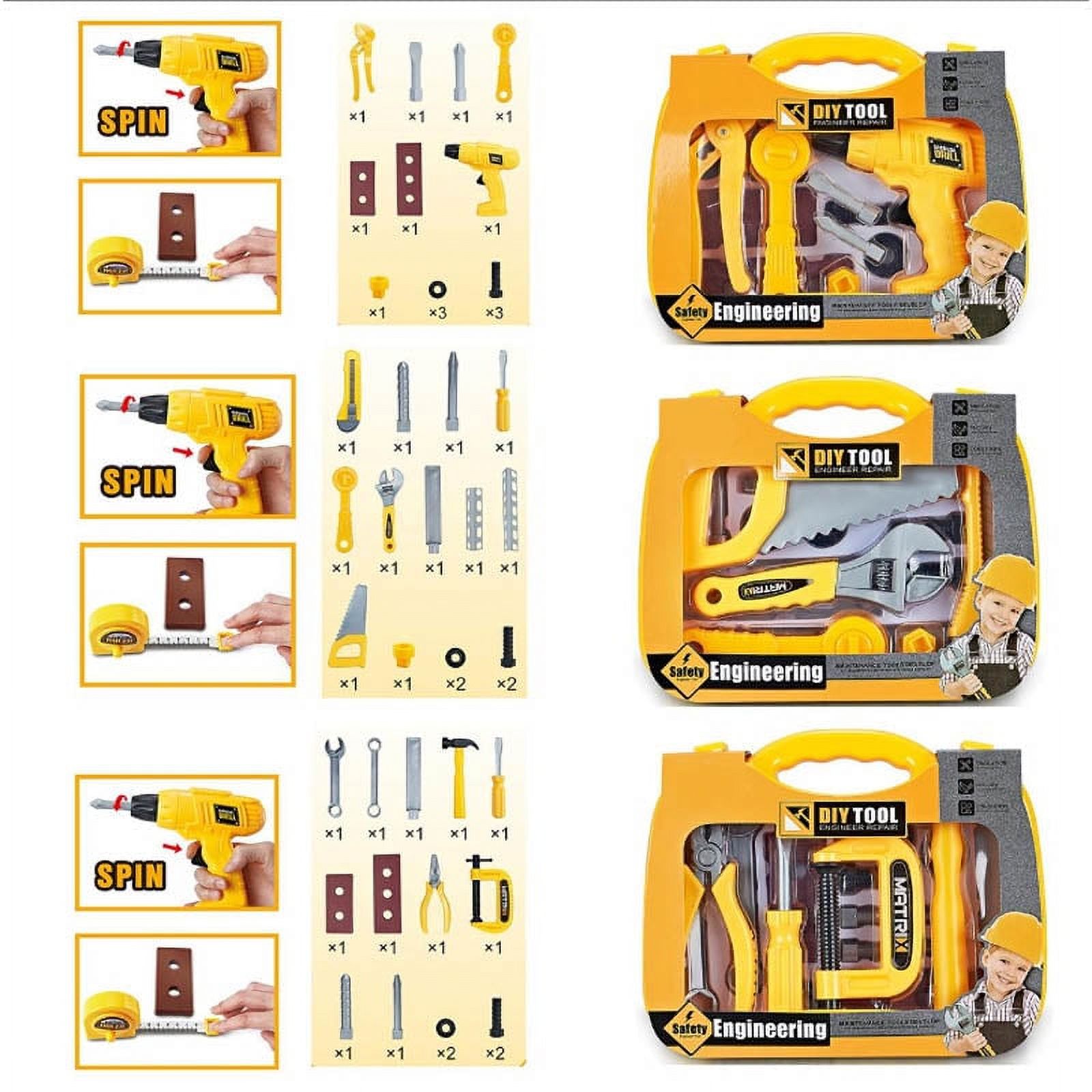 04246 - CONSTRUCTION TOOL SET IN CARRYING CASE ASSORTED