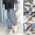thumbnail image 2 of Femmes Chaussures de Sport PU Léger Intérieur Augmenté de Marche Lacets Chaussures Décontractées Chaussure, 2 of 7