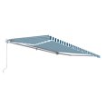 thumbnail image 2 of ALEKO Retractable Motorized Patio Awning 10x8 ft, Blue and White Striped Color, 2 of 4