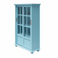 thumbnail image 2 of Ameriwood Home Aaron Lane Bookcase with Sliding Glass Doors, Pale Blue, 2 of 9