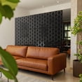 thumbnail image 3 of Écran d'Intimité en Métal 6 X 4 Pi avec Support, Panneau Séparateur Extérieur Autoportant Résistant aux Intempéries, Clôture de Jardin Décorative en Acier Galvanisé pour Terrasse, Balcon, Cour, Cache-Bac, 3 of 7