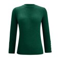 thumbnail image 5 of Pisexur Pull Col Roulé pour Femmes Couleur Unie Pulls Courts pour Femmes Tunique Pull Tricoté pour Femmes Décontracté Manches Longues Pulls d'Automne Pull Col Rond Hauts, 5 of 5