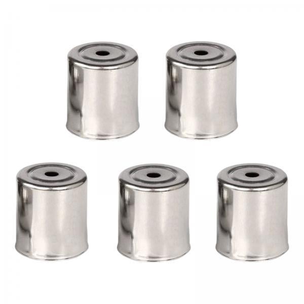 DOLITY 2x5x Microwave Replacement Cap Wear Resistant Oven Parts for Restaurant Office Light Gray 17x15mm