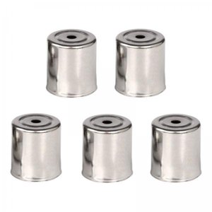 DOLITY 2x5x Microwave Replacement Cap Wear Resistant Oven Parts for Restaurant Office Light Gray 17x15mm