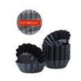 thumbnail image 2 of BESTONZON 12 Pcs Moules à Tarte Mini en Acier au Carbone Réutilisables pour Cupcakes et Muffins, 2 of 8