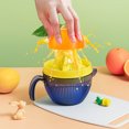 thumbnail image 1 of EGNMCR Kitchen Gadgets, Manual Plastic Orange Grapefruit Big Lemon Lime Juicer Squeezer Large Hand Tangerine Press 6-Tooth Reamer Handheld Rotary Tangerine Juices Extractor Juicer Squeezer, 1 of 8