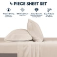 thumbnail image 5 of Sertapedic So Cool! 4pc Cooling Sheet Set - Beige, 5 of 5