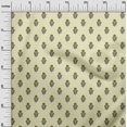 thumbnail image 2 of oneOone Cotton Flex Fabric Leaves & Floral Block Printed Craft Fabric BTY 40 Inch Wide, 2 of 5