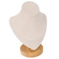 thumbnail image 3 of Necklace Holder Stand Organizer for Retail Store - Space Saving Clear Log Flannel PU Leather Necklace Display Holder Necklace Holder Necklace Holder Stand Necklace Display Holder, 3 of 8