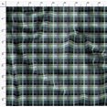 thumbnail image 3 of Soimoi Green Modal Satin Fabric Check Check Print Fabric by the Yard 42 Inch Wide, 3 of 4