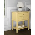 thumbnail image 4 of Franklin Accent Table avec 2 tiroirs, jaune, 4 of 9