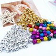 thumbnail image 1 of 100Pcs/Set Jingle Bells Nordic Style Shatter-proof Small Size Christmas Tree Hanging Bells Decor for Festival, 1 of 10
