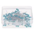 thumbnail image 3 of figatia 100 Pcs Têtes Perlées Multicolores pour Bijoux DIY Composants Azur, 3 of 9