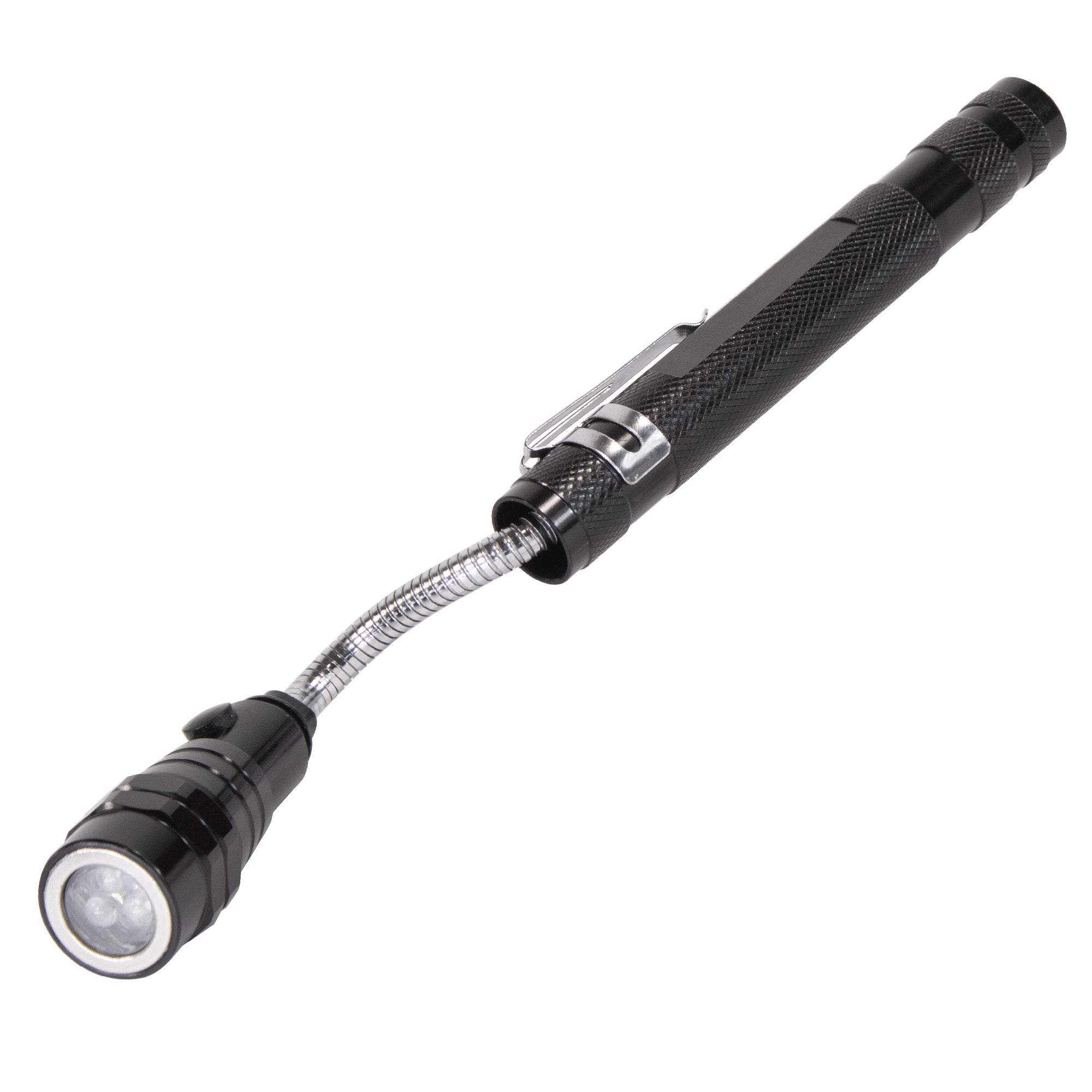 Police Security Magnetic Pick-Up Tool Flashlight