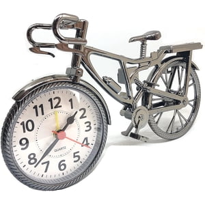 Réveil vélo Dww-Vintage - Rétro vélo intérieur décoration métal couleur - Cadran blanc avec AA Batterie non incluse pour ventilateur de vélo