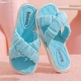 thumbnail image 4 of JDQJBZ Girl's Slippers Star Rhinestone Cross Strap Soft Sole Non Slip Breathable Indoor Outdoor Summer, 4 of 4