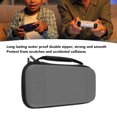 thumbnail image 4 of Portable Game Console Case with 10 Game Card Slots, for Switch Lite, Protective Storage Bag with Accessories Pocket, Water Resistant PU Material, 4 of 7