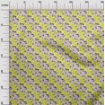 thumbnail image 3 of oneOone Polyester Lycra Yellow Fabric Abstracts Sewing Material Print Fabric By The Yard 56 Inch Wide, 3 of 4