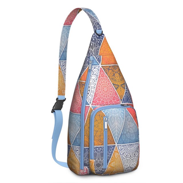 Vintage Tribal Sling Backpack – Shoulder Bag for Travel & Commuting