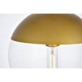 thumbnail image 4 of Living District LDPG6037BR Eclipse 1 Light Brass Plug-In Pendant with Clear Glass, 4 of 4