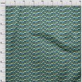 thumbnail image 2 of oneOone Polyester Lycra Fabric Waves Flame Stitch Decor Fabric Printed BTY 56 Inch Wide, 2 of 3