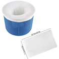 thumbnail image 3 of 100PCs Pool Skimmer Filter Socks Fine Mesh Basket Nets for Above Ground Pools, Reusable Debris Catcher, Compatible with Standard Skimmers, 3 of 7