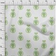thumbnail image 3 of oneOone Rayon Light Green Fabric Block Sewing Craft Projects Fabric Prints By Yard 56 Inch Wide, 3 of 5
