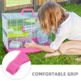 thumbnail image 5 of KAKOWELY handle 12 Pcs Plastic Detachable Cage Handles For Pet Carriers Rabbit Crates Detachable Handles Easy To Install Small Animal Cages Handles4.33"X2.36"X0.12", 5 of 5