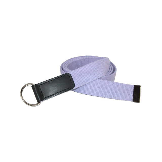 CTM® Cotton Web Belt with Double D Ring Buckle (Women's Plus Size)
