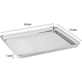thumbnail image 2 of Set of 2 Baking Sheet, 16 x 12 x 1 Inch Stainless Steel Cookie Pans Baking Tray, Non Toxic and Healthy, Mirror Finish and Rust Free, Easy Clean and Dishwasher Safe, 2 of 7