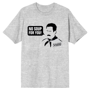 Seinfeld No Soup for You Men's Athletic Heather T-shirt,-S