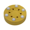 thumbnail image 2 of Siruishop Rondelle de Hockey à Roulettes Rondelle de Hockey de Rue Lisse Portable Rondelle de Hockey sur Glace Rondelle d'Entraînement pour Compétition Enfants Adultes Débutants Jaune, 2 of 8