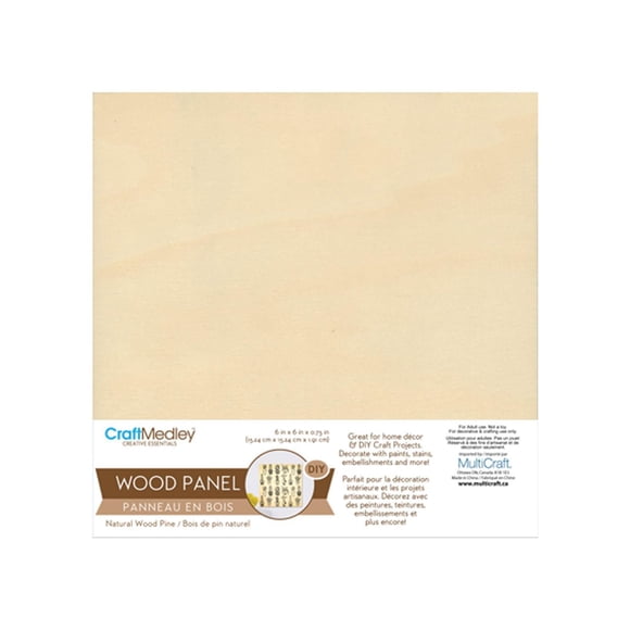 MultiCraft panneau de bois carré