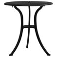 thumbnail image 5 of vidaXL 3 Piece Bistro Set Cast Aluminium Black, 5 of 5