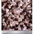 thumbnail image 1 of Soimoi polyester Crepe Fabric Two Tone With White Camouflage Decor Fabric Printed Yard 42 Inch Wide, 1 of 3