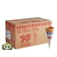thumbnail image 3 of JOY #415 Jacketed Sugar Ice Cream Cone – Touchless Paper Hygiene Sleeve & Crispy Baked Dark Brown Sugar Rolled Matrix, Industrial Bulk Pallet Pack (24 Cases / 4,800 Total Cones), 3 of 3