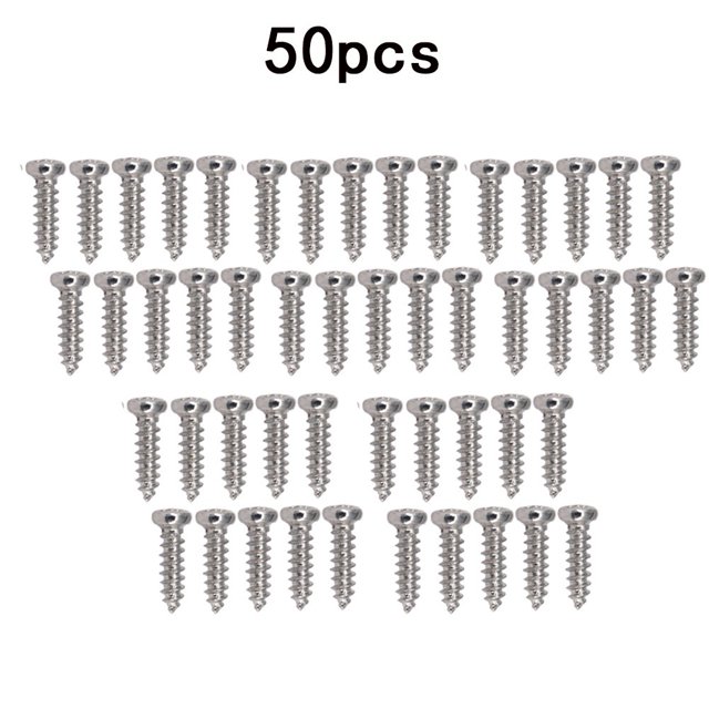 MYG 50pcs Guitare Électrique Acoustique Bass Tuning Pegs Tuners Vis à Tête Machine