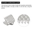 thumbnail image 4 of Unique Bargains 100Pack Ribbon Crimp Clamp Ends, 8/10/13/20/25mm Bookmark Pinch Clasps Silver, 4 of 7