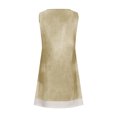 thumbnail image 4 of FAIWAD Robe Boutonnée pour Femmes Col Ras du Cou Sans Manches Robe Trapèze Filles Été Décontractée Ample Midi Robe d'Été, 4 of 5