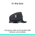 thumbnail image 3 of Logitech MX Master 3S Bluetooth Edition Wireless Mouse, No USB Receiver - Ultra-Fast Scrolling, Ergo, 8K DPI, Track on Glass, Qui, 3 of 12