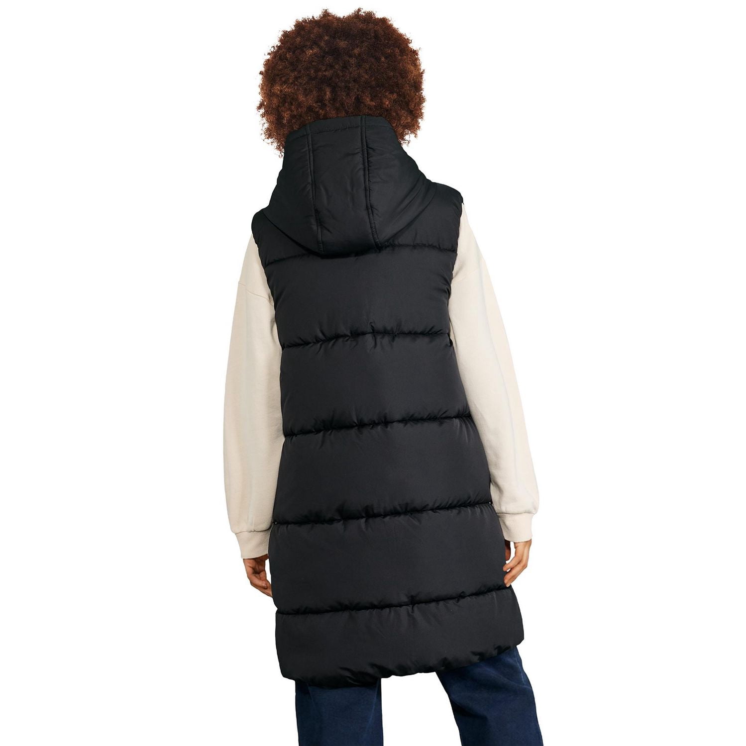 Manteau long piqué sans manches George pour filles