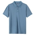 thumbnail image 1 of Timegard Hauts d'Été pour Femmes Grande Taille à Manches Courtes Chemise Boutonnée à Col Chic Décontractée Ample Hauts, 1 of 2