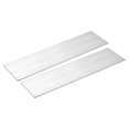 thumbnail image 1 of Unique Bargains Square Aluminum Flat Bar, 2 Pack 1/8' Thickness 4' Width 12' Length, 1 of 5