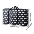 thumbnail image 2 of Sacs de Rangement Réutilisables Très Grands avec Poignées et Fermetures Éclair Robustes, Sac de Déménagement Lavable Ultra Résistant, Organisateur de Garde-Robe et sous le Lit pour Literie, Couverture, 2 of 2