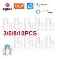 thumbnail image 2 of Tuya ZigBee Capteur de Porte Intelligent Détecteurs d'Ouverture et de Fermeture de Porte Sécurité Maison Intelligente Protection Contrôle via Alexa Home, 2 of 8