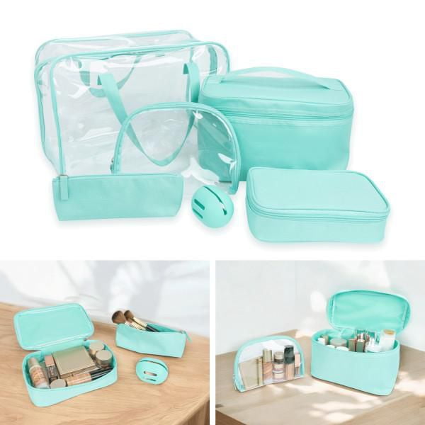 Equate Beauté Trousse à Cosmétiques - Ensemble Économique - Vert