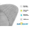 thumbnail image 2 of Sun2Solar Clear 12 ft. x 20 ft. Rectangle Solar Cover | 1200 Series | Heat Retaining Blanket for In-Ground and above-Ground Rectangular Swimming Pools | Use Sun to Heat Pool | Bubble-Side Down, 2 of 5