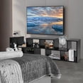 thumbnail image 4 of Patiojoy 3 PCS Adjustable TV Stand Minimalist Entertainment Center for 43 55 60 65 Inch TV Media Console Table Black, 4 of 10
